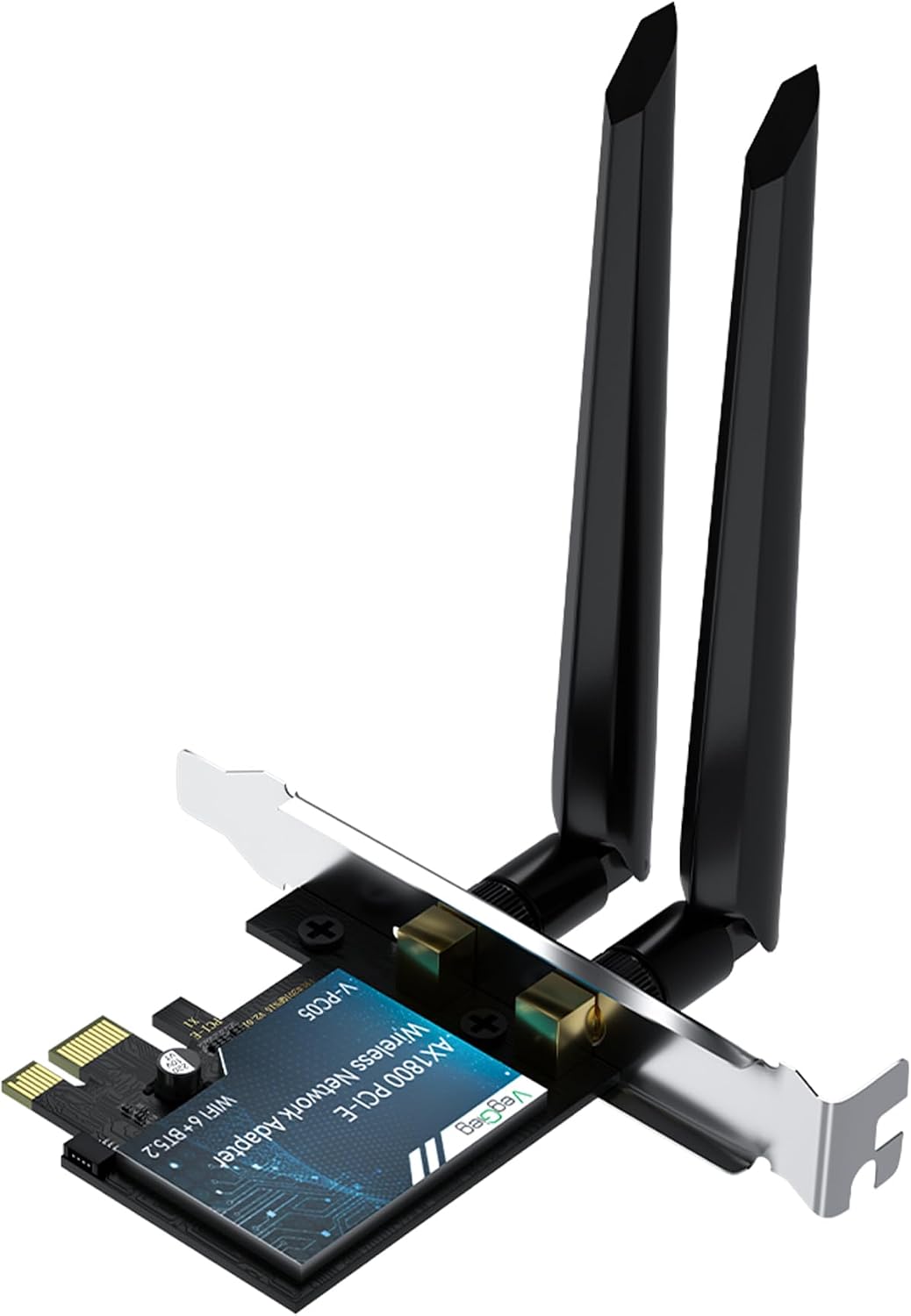 AX1800 Wi-Fi 6 Alıcı ve Bluetooth 5.2 Adaptör 5DB Dual Anten PCIe Wifi Ağ Kartı