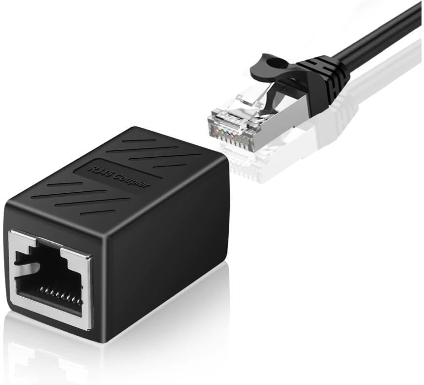 0846 Gigabit Ca55 6 Kablo Ekleyici Uzatma Uzatıcı Rj45 Birleştirici Ara Adsl İletim hız desteği 1000 mbps Ağ kablosunu genişletmek için tasarlandı.
