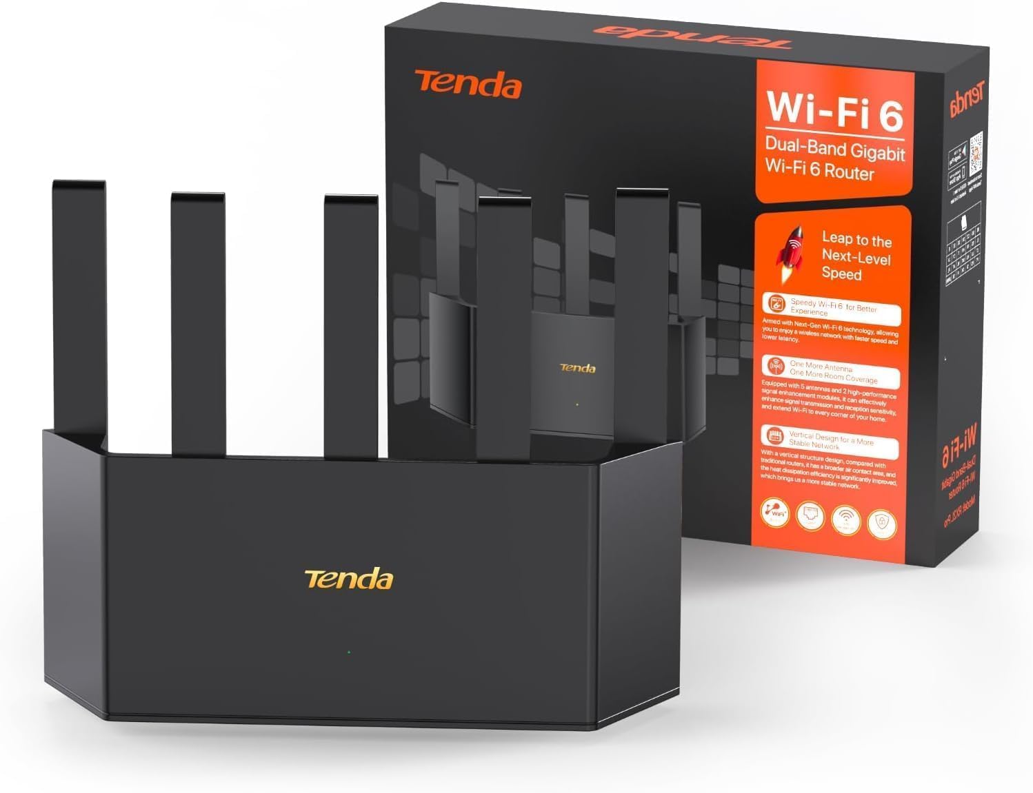AX1500 WLAN yönlendirici 6, çift bantlı, 4XGE bağlantı noktası, VPN yönlendirici, kolay konfigürasyon, ebeveyn kontrolü, erişim noktası modu, IPv6, Wpa3 (RX2L Pro)