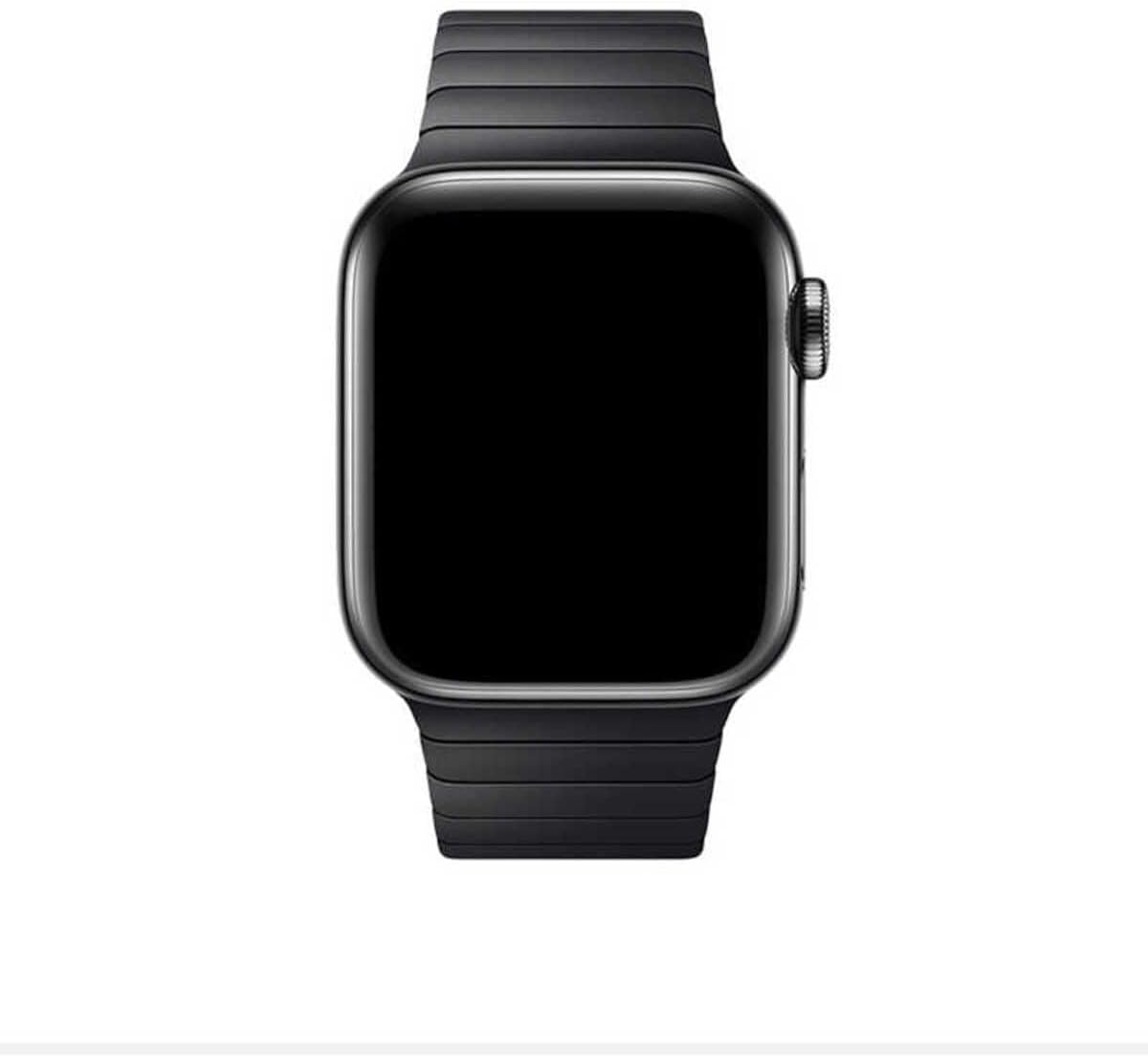 Apple İle Uyumlu Watch 38mm/40mm KRD-35 Metal Kordon Siyah