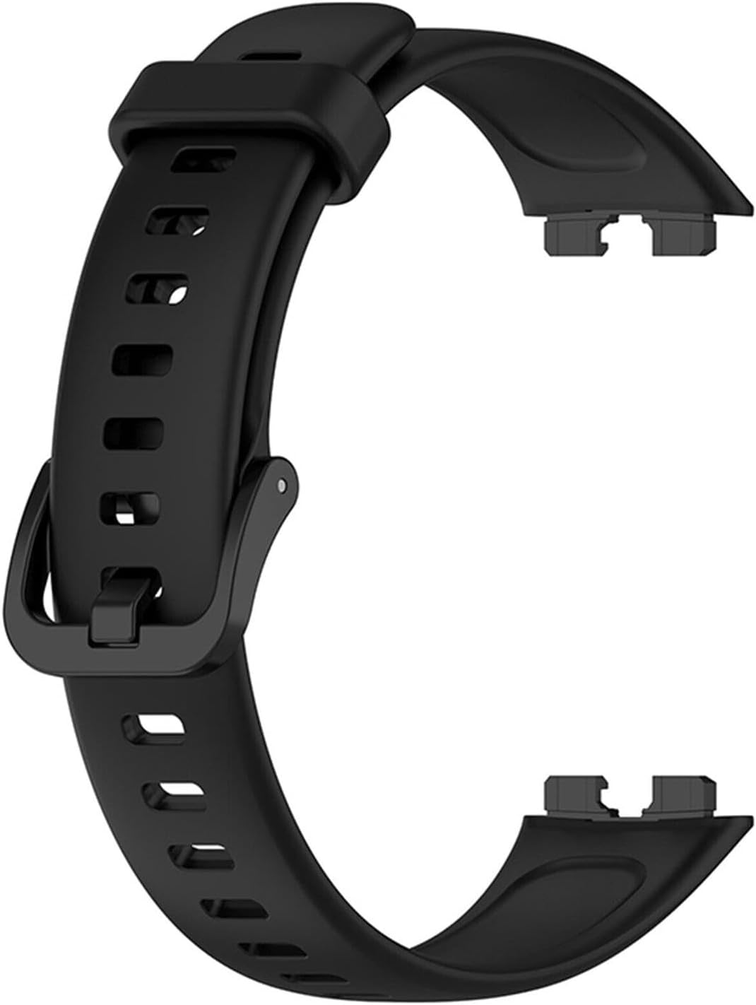 Huawei Band 9 için Kordon, Silicone Sport Band Siyah [Band 9 ile Uyumlu Kordon - Siyah]