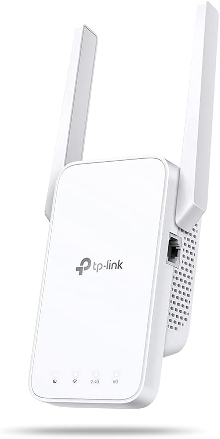RE315 AC1200 Mbps Wi-Fi Güçlendirici - 2 Harici Anten, 1 Ethernet Bağlantı Noktası, Hotspot ve Access Point Modu, Tüm Yönlendiriciler ile Uyumlu, Wi-Fi 5 Menzil Genişletici