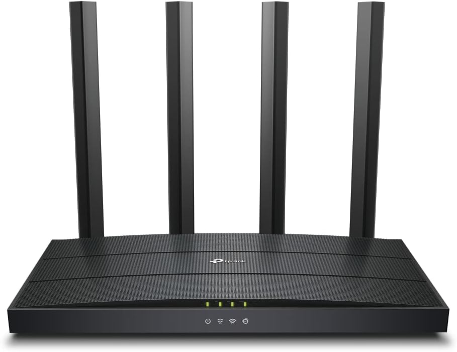 Archer AX12, AX1500 Wi-Fi 6 Gigabit Portlu Kablosuz Router, Fiber Destekli, 4 Gigabit LAN Portları, WPA3, Oyun için İdeal Xbox/PS4/Steam ve 4K