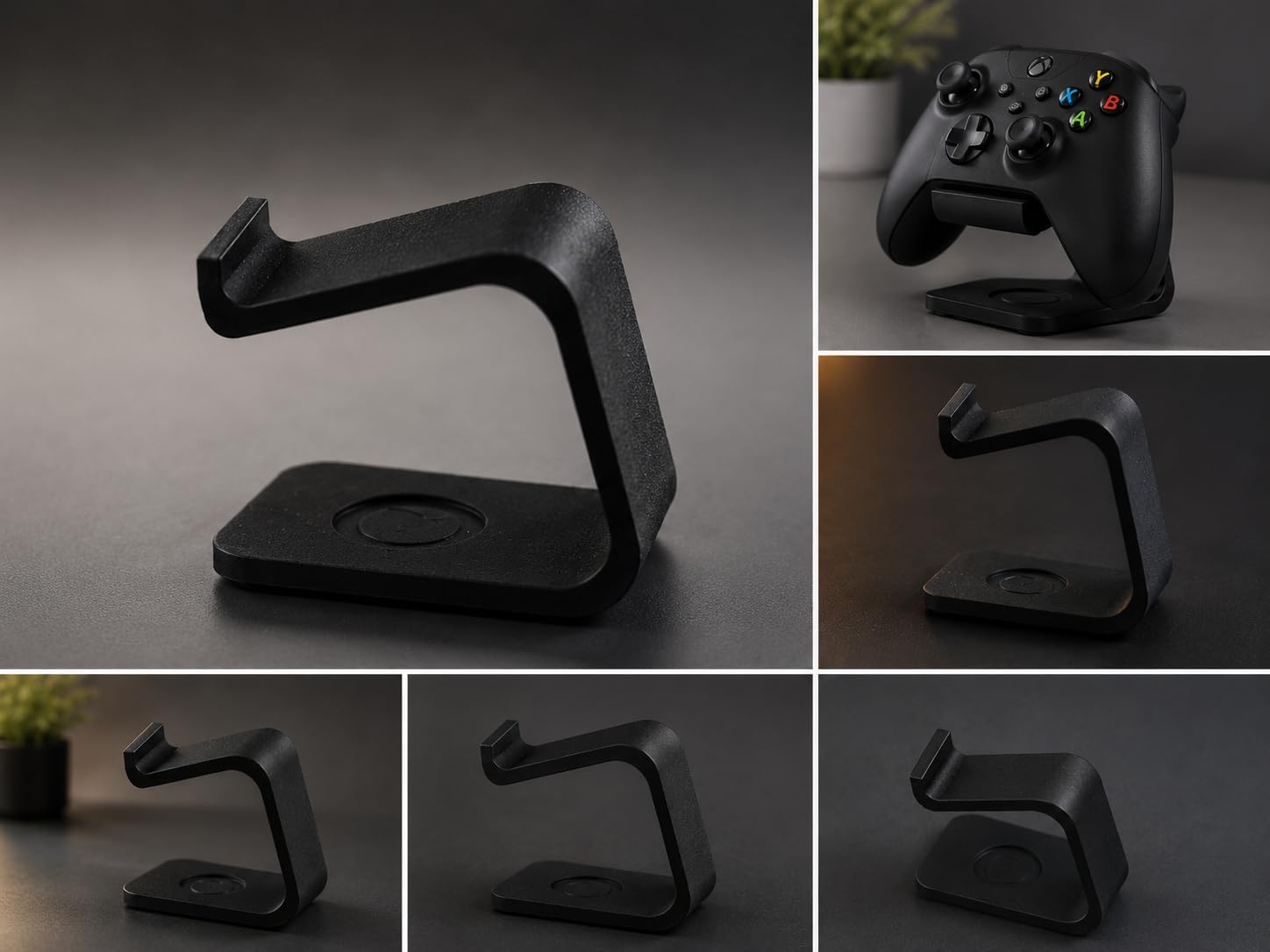 Modern Oyun Kumandası Standı – Masaüstü Gamepad Tutucu ve Düzenleyici