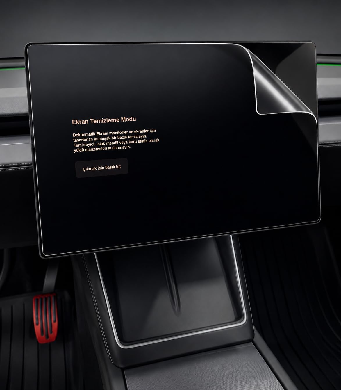 Tesla ile Uyumlu Model Y Performance Paket 2026 Model 16 inç Multimedya Navigasyon 9H Nano Ekran Koruyucu
