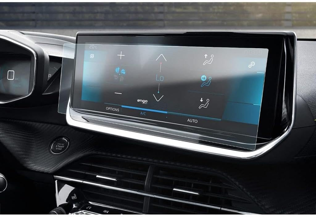 Peugeot 2008 10 İnç İle Uyumlu Ekran Koruyucu Multimedya Şeffaf Nano