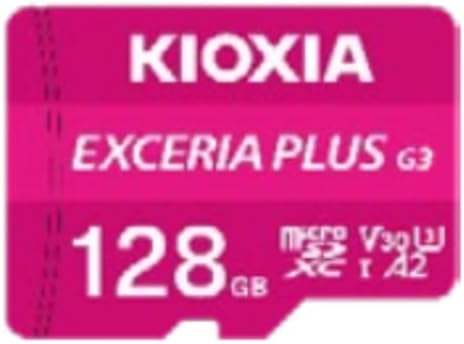 EXCERIA PLUS G3 128GB microSDXC Hafıza Kartı – UHS-I U3 V30 C10 A2, 210/90MB/s'ye Kadar, 4K+