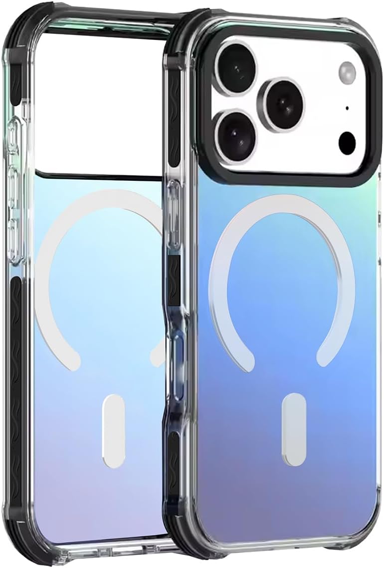 Buff iPhone 17 Pro Max Kablosuz Şarj Uyumlu Radiant X Kılıf, Darbe Önleyici, Yumuşak, Tam Koruma, Sararma Önleyici Teknoloji (Siyah)