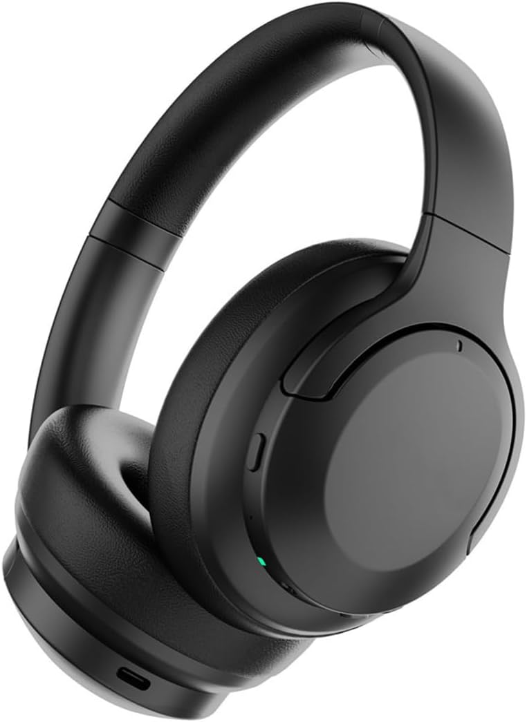 ANC Özellikli Bluetooth Kulaklık LP-HD002 Aktif Gürültü Önleyici Kulak Üstü Kulaklık Siyah