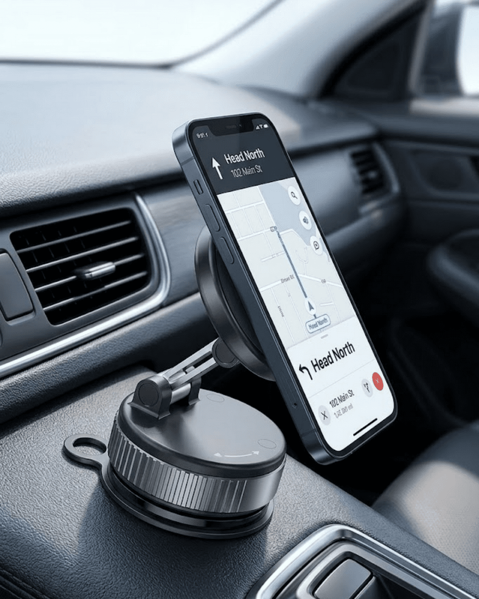 Araç İçi Manyetik Navigasyon Telefon Tutucu Güçlü Mıknatıslı Stand