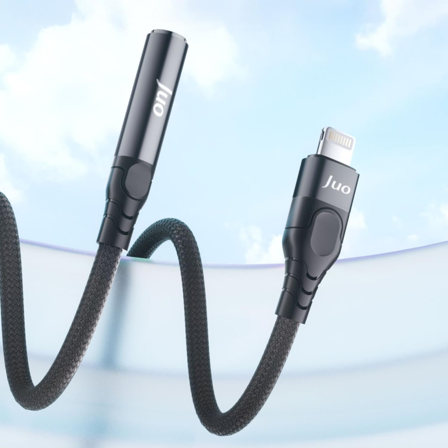 Lightning to 3.5mm Jack Aux Kulaklık Çevirici Dönüştürücü Adaptör Kablo