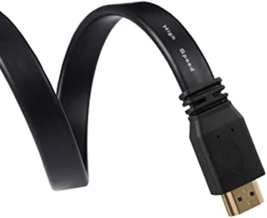 9549 0.3 Metre Yassı Flat Slim Hdmi Kablo Uyumlu 4k Full Hd 4k 60hz 2.0 Uyumlu 4K 60p çözünürlük uyumlu 18 Gbps veri aktarım hızı, ethernet kanallı