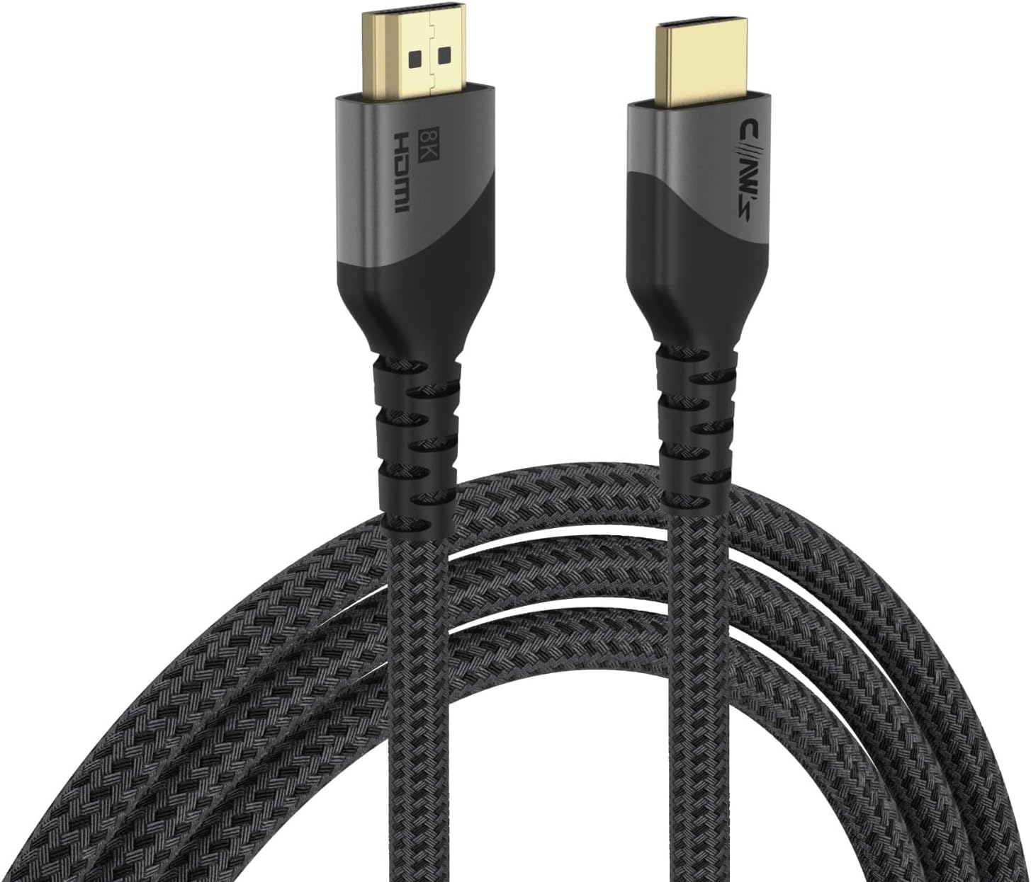 8K UHD HDMI 2.1 48 Gbps / 24K Gold/Alüminyum Gövdeli 8K 60Hz-4K 120Hz-2K 240HZ-FHD 240Hz Destekli 2 Metre Premium HDMI Kablo(C-HP-B1)