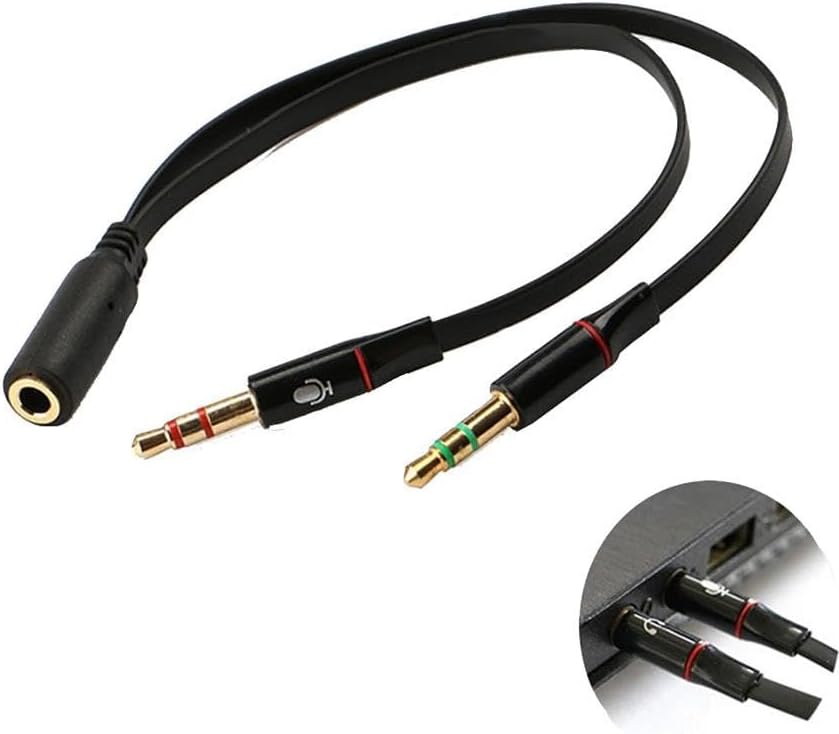 5744 Kulaklık Mikrofon Çevirici Ayırıcı. Bütün Telefon Modellerine Uyumlu Tek 3.5mm Girişe Sahip Olan Kulaklıklarınızı Ses Ve Mikrofon Girişini Ayrı şekilde Kullanabilmek İçin üretilmiştir.