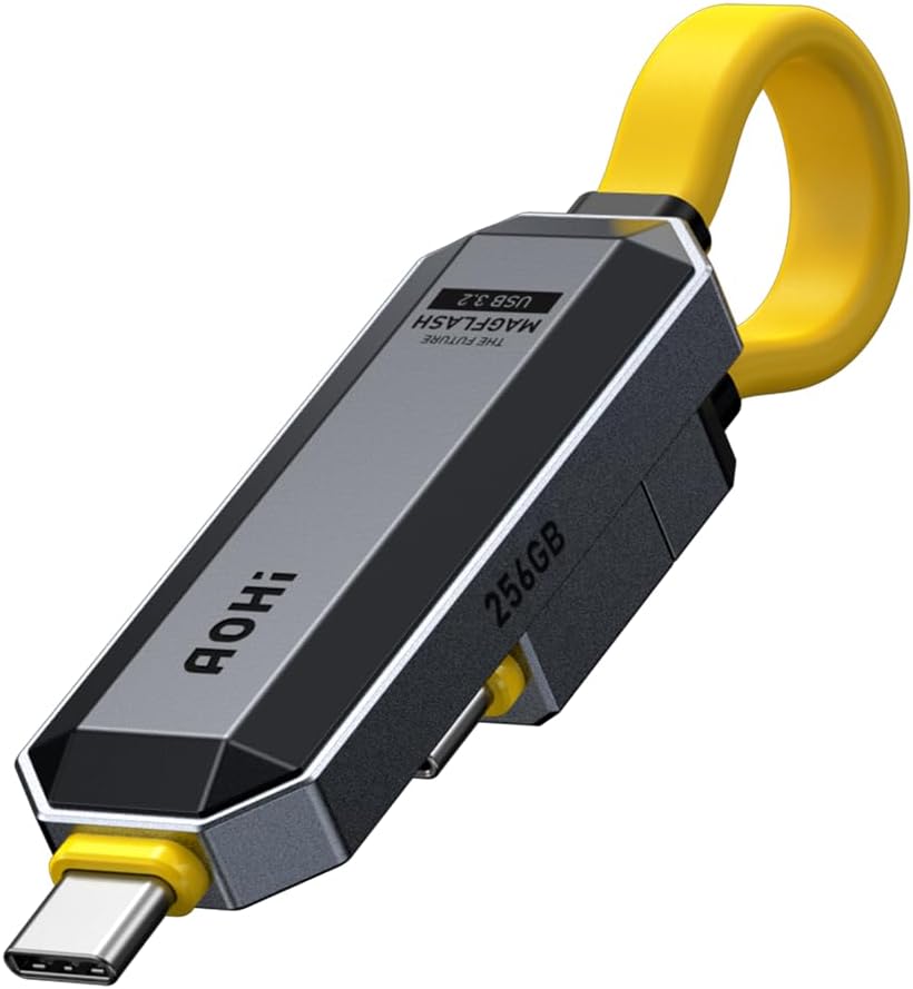 The Future Magflash 256GB 2si1 Arada 240W PD 3.1 Hızlı Şarj ve Veri Depolama & Aktarım Seti