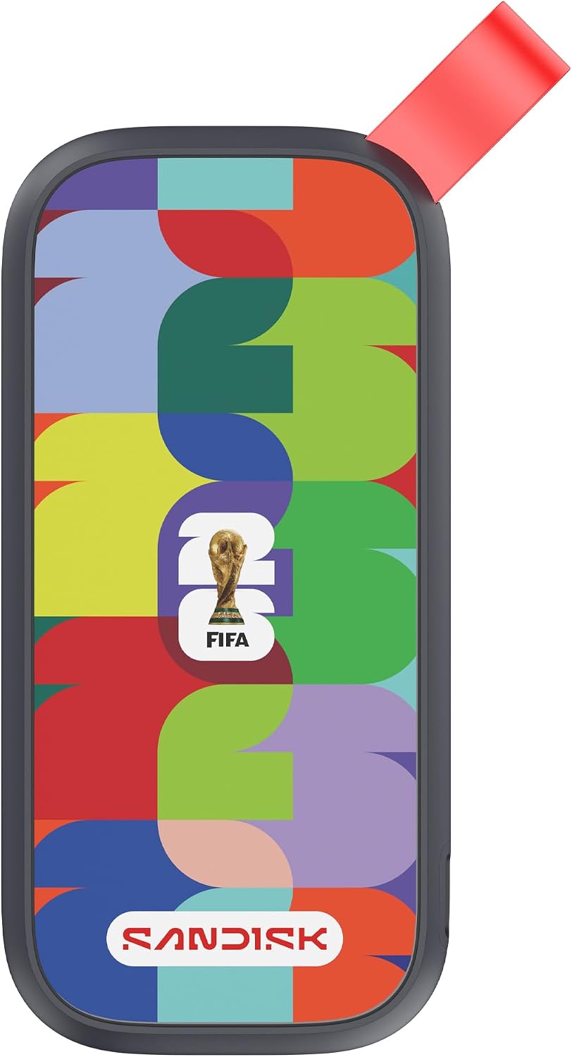 FIFA World Cup 2026 Edition 1TB 800MB/s Taşınabilir SSD SDSSDE30F-1T00-G25