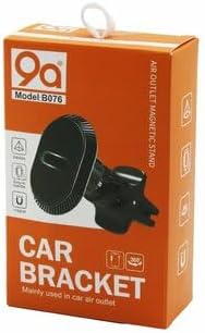 Manyetik Araç Telefon Tutucu, 360° Dönebilen Başlık, Metal Gövde, Oto İçi Kullanım