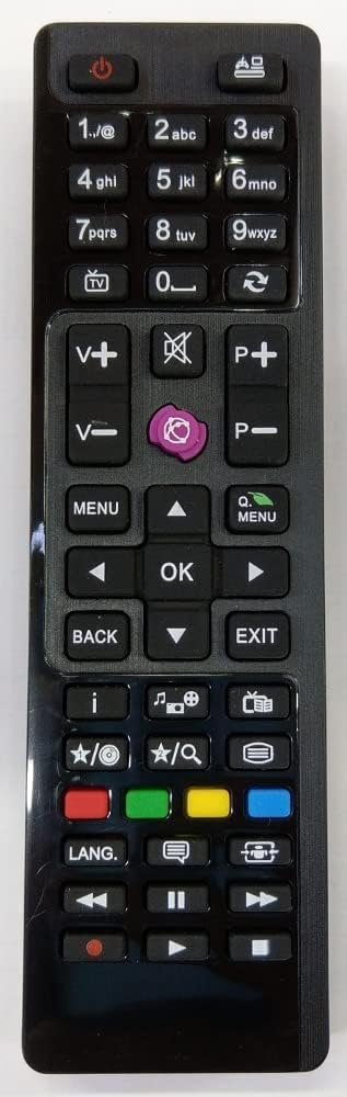 VESTEL SEG REGAL FINLUX TECHWOOD Hİ-LEWEL KUMANDA MOR TUŞLU LCD LED SMART 4K TV KUMANDASI