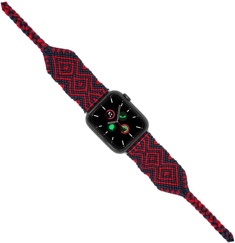 Natural Silver 38-40-41 mm Smart Watch Braided Band