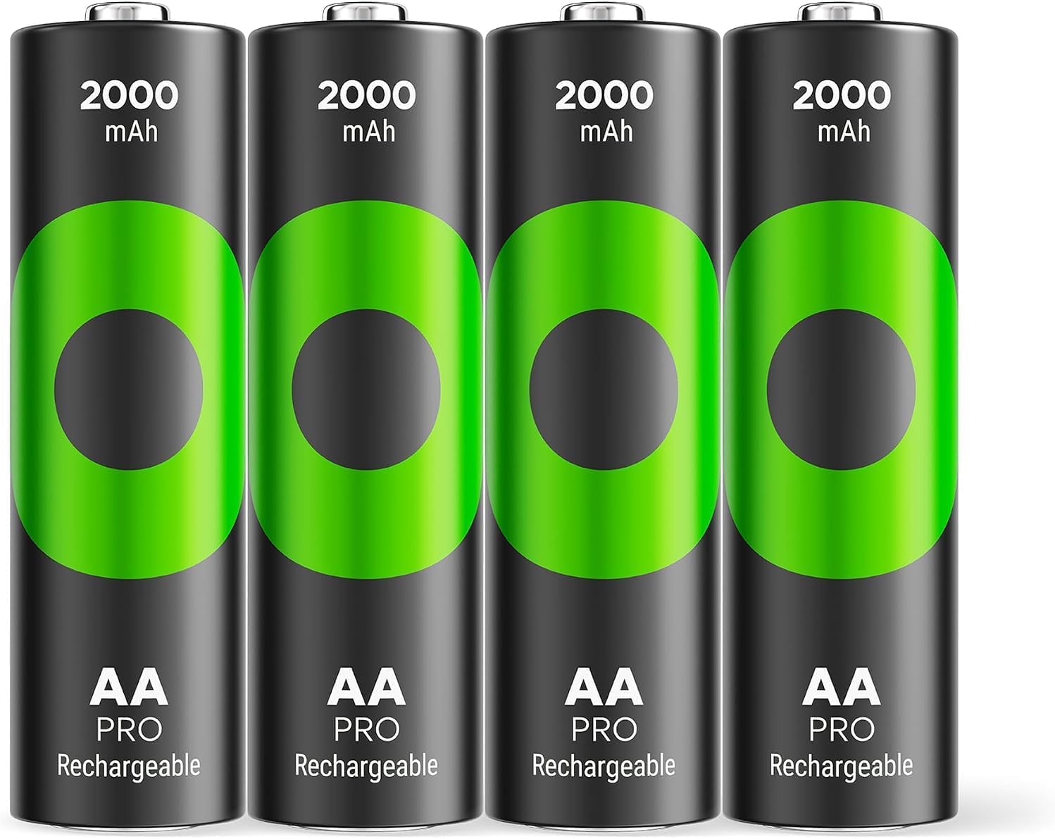 Batteries ReCyko Pro AA Kalem Ni-Mh Şarjlı Pil, 1.2 Volt, 4'lü Kart