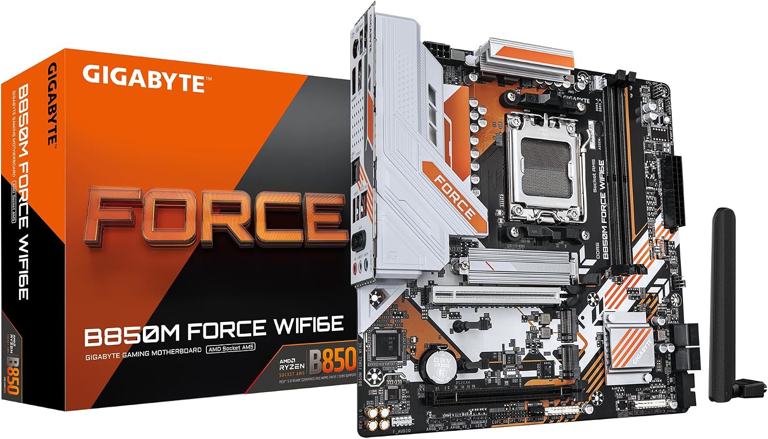 ANAKART AMD AM5 MATX B850M FORCE WF6E