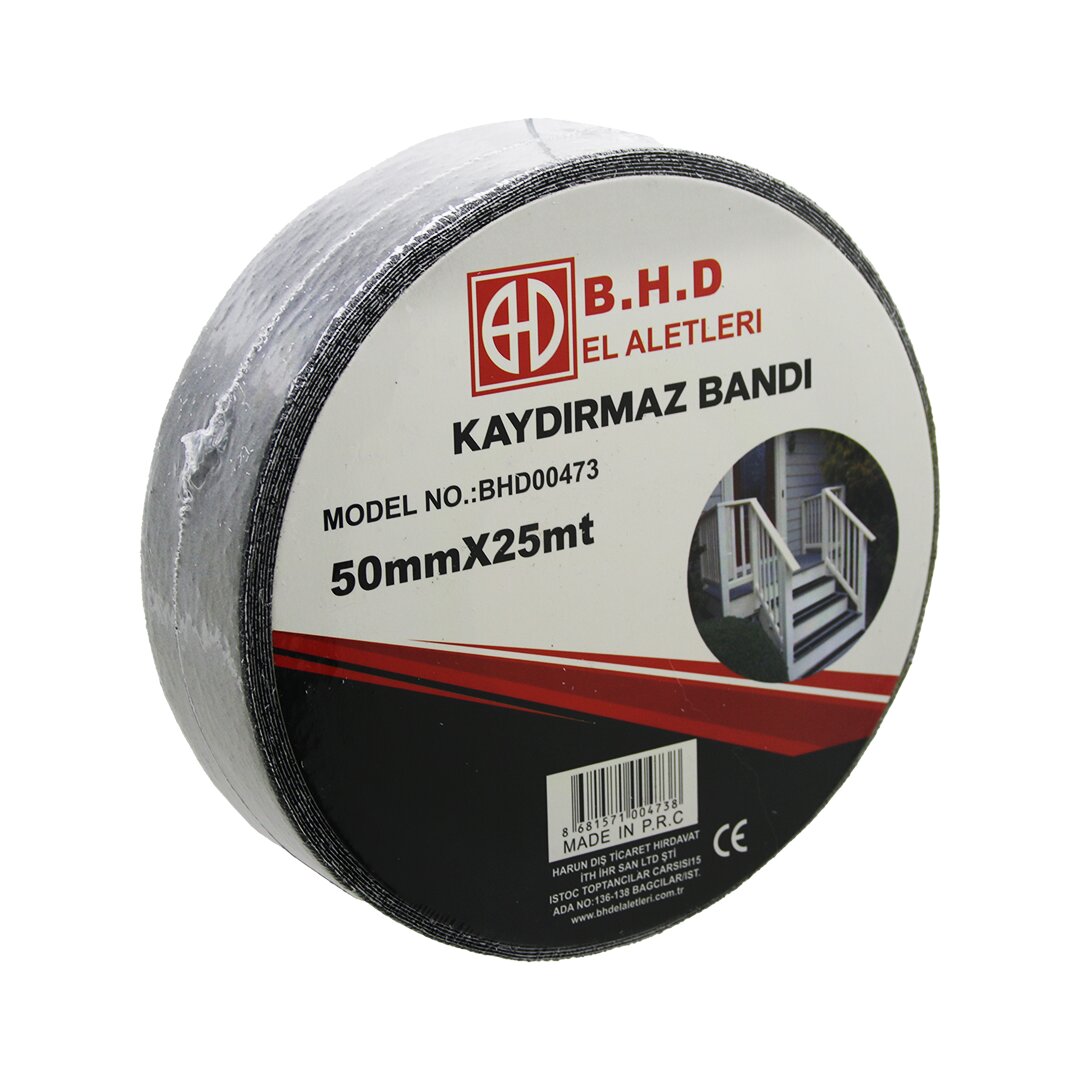 50MM X 25MT Kaydırmaz Siyah Bant