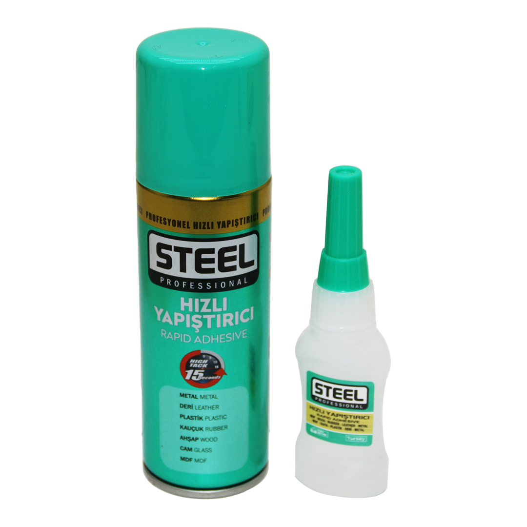 Steel CK-6361 100ML+8GR Hızlı Yapıştırıcı