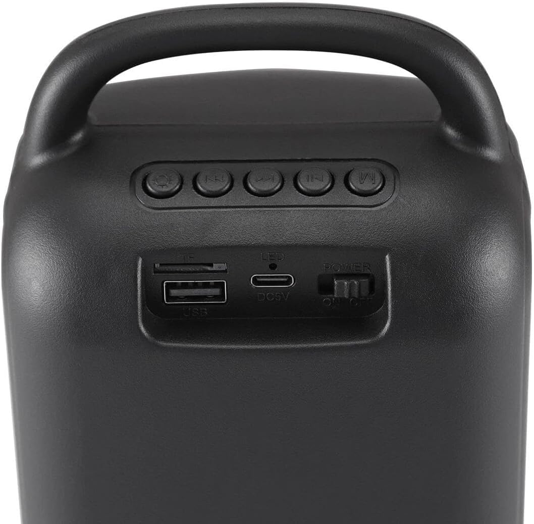 HT-983 Taşınabilir Bluetooth Hoparlör 2×3” Hoparlör 6W Rgb Tws Destekli Extra Bass TF Card Usb Müzik Kutusu