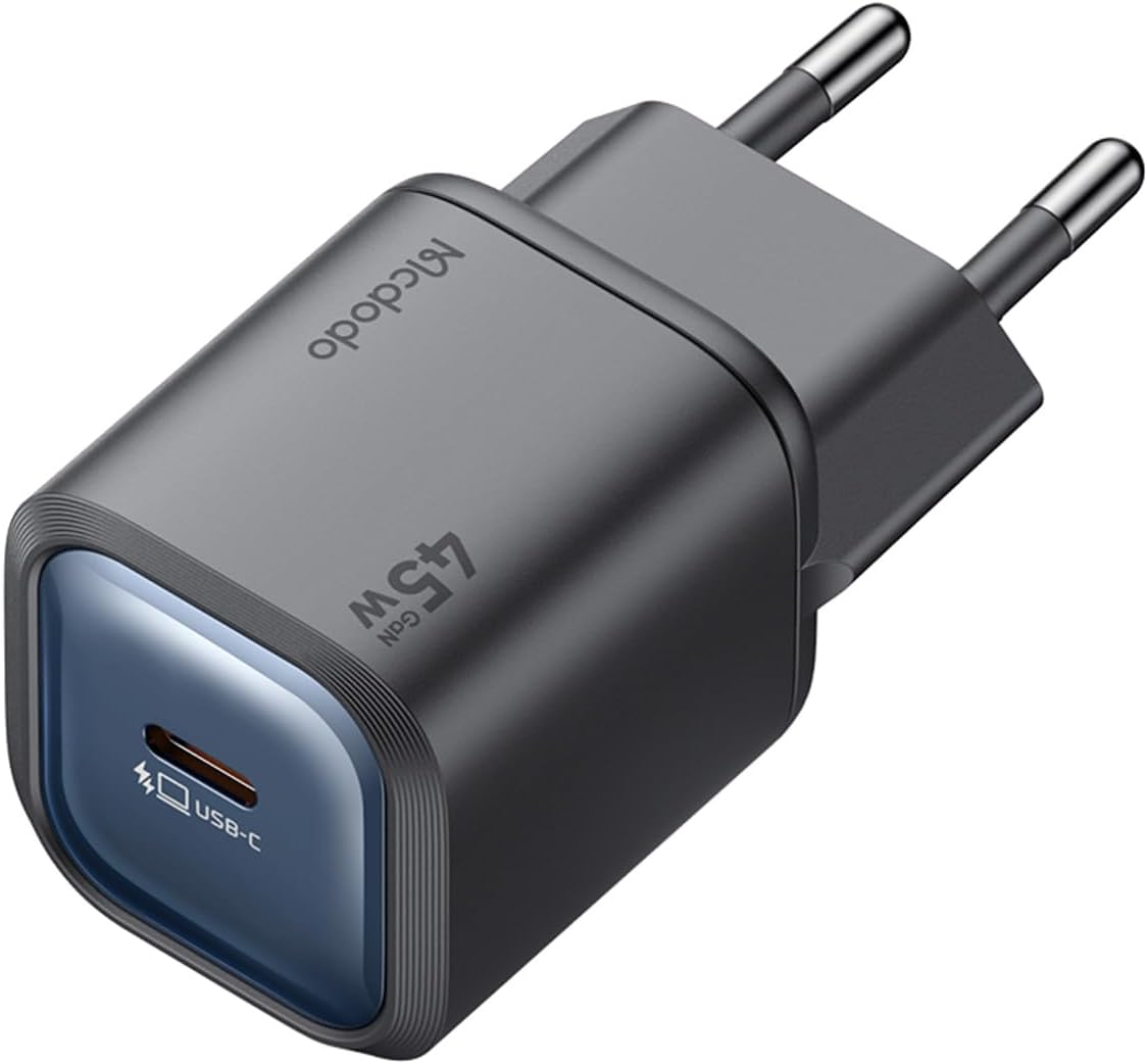CH-4391 GaN Serisi 45W USB-C Mini GaN Hızlı Şarj Cihazı Siyah