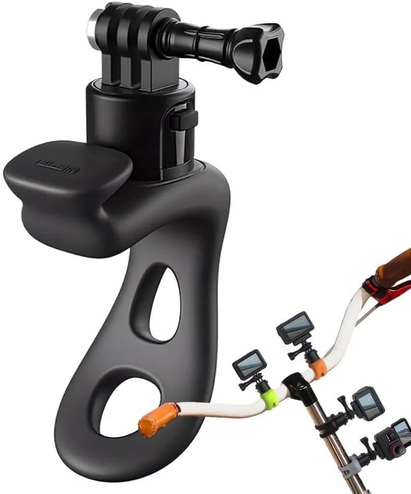 Hızlı Çıkarma Esnek Montaj Sarma Bandı, Bisiklet Gidon Rulo Çubuk Tüp Çubuk Çubuk Montaj Aksesuarı Aksiyon Kameraları için (GoPro, Insta360, DJI) (Siyah, Hızlı Çıkarma)