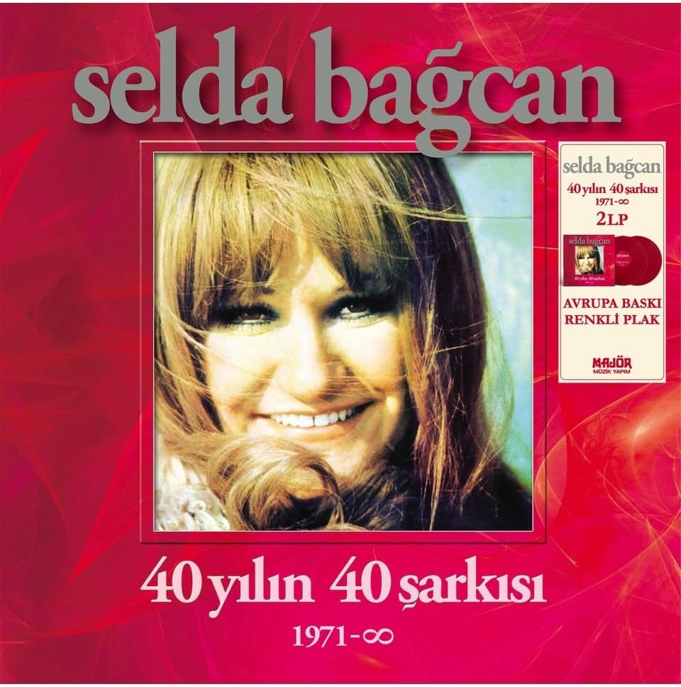 Selda Bağcan 40 Yılın 40 Şarkısı - Kırmızı Renkli 2 Plak - 2LP
