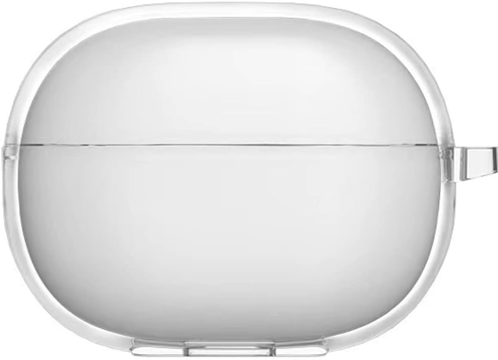 Xiaomi Redmi Buds 3 Lite ile Uyumlu Şeffaf Silikon Kılıf Tam Koruma Kancalı Anahtarlık Redmi Buds 3 Lite ile Uyumlu Şeffaf Silikon Kılıf