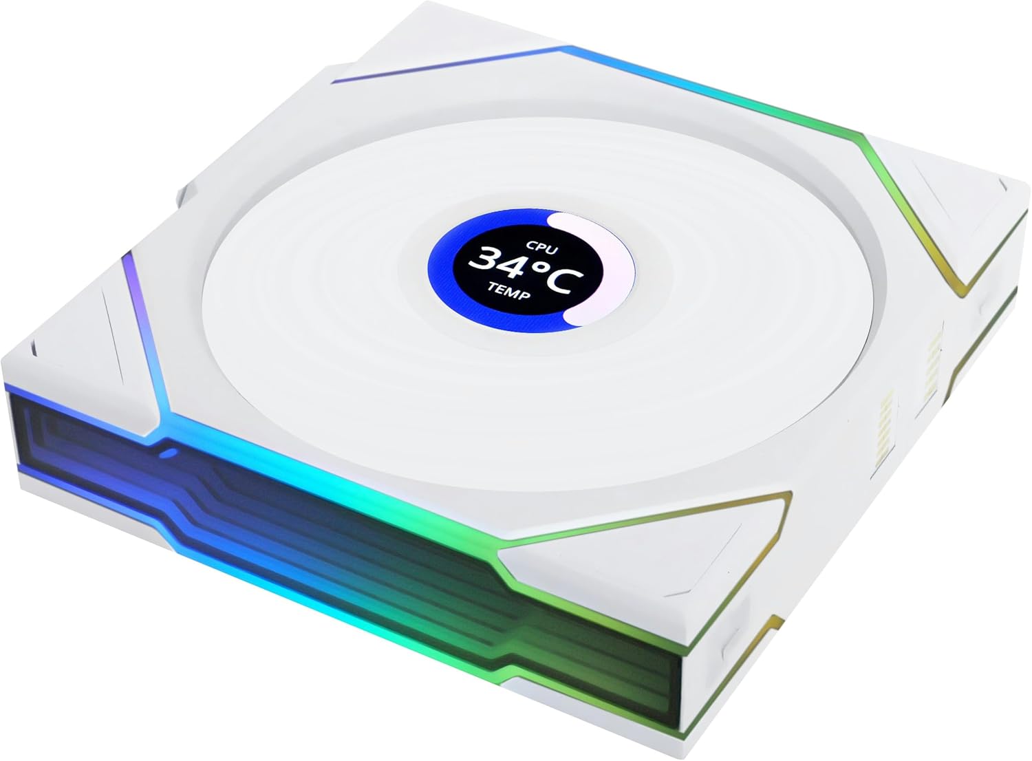 UNI FAN TL WIRELESS LCD 1x120mm Beyaz Kasa Fanı (G99.12TLLCD1W1W.00)