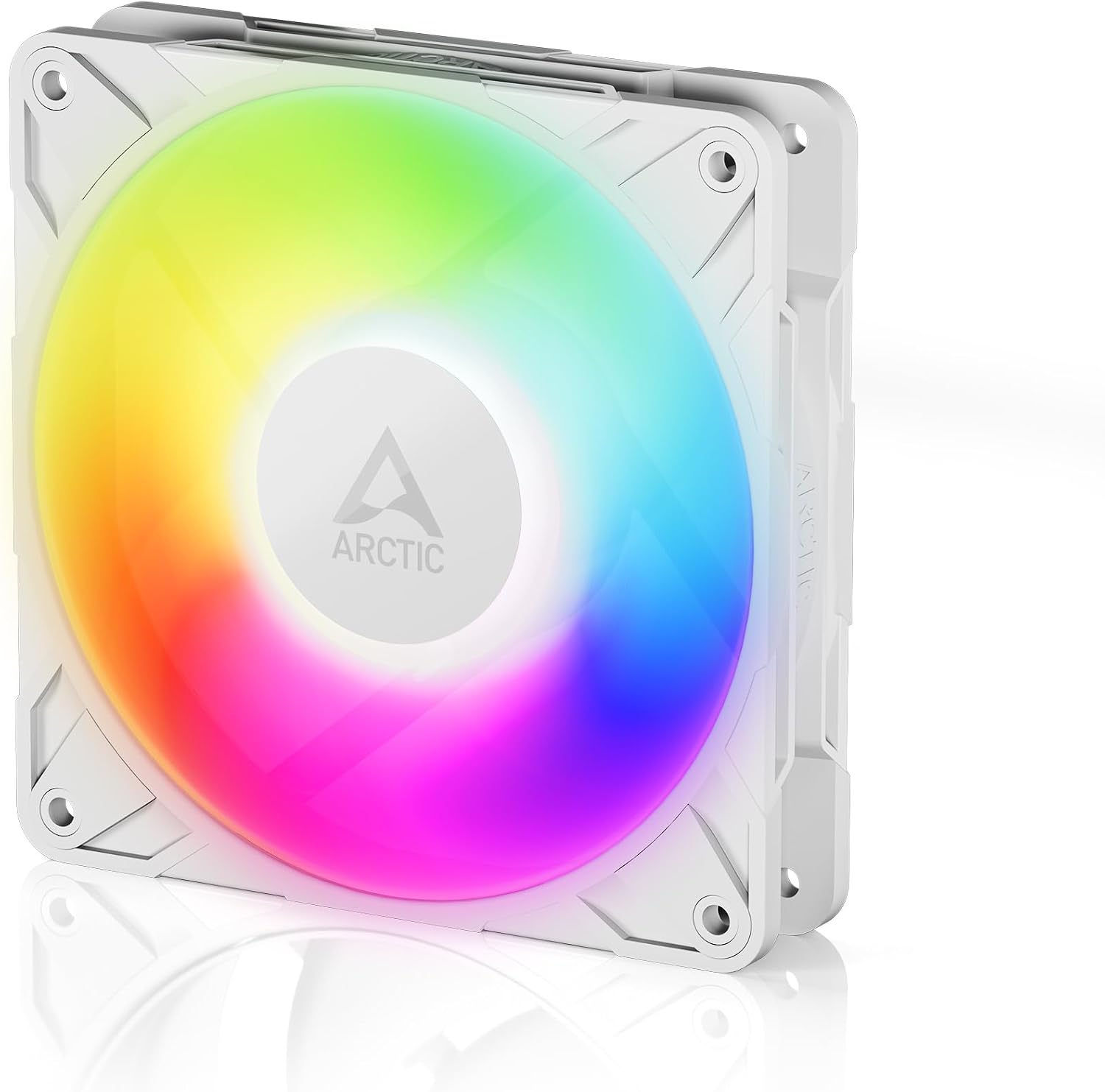 P12 Pro A-RGB (Beyaz) - Güçlü Premium Fan 120 mm PWM Fan Y Kablo Ayırıcı ile 600~3000RPM 0RPM