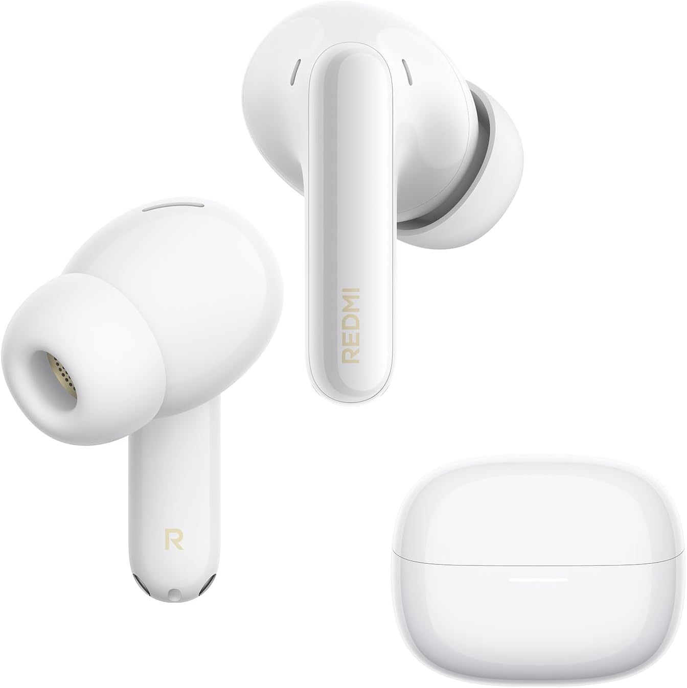 Redmi Buds 8 Pro Cloud White Kablosuz Bluetooth Kulaklık, 42dB Aktif Gürültü Engelleme, Yapay Zeka Gürültü Azaltma, 36 Saat Pil Ömrü, Beyaz