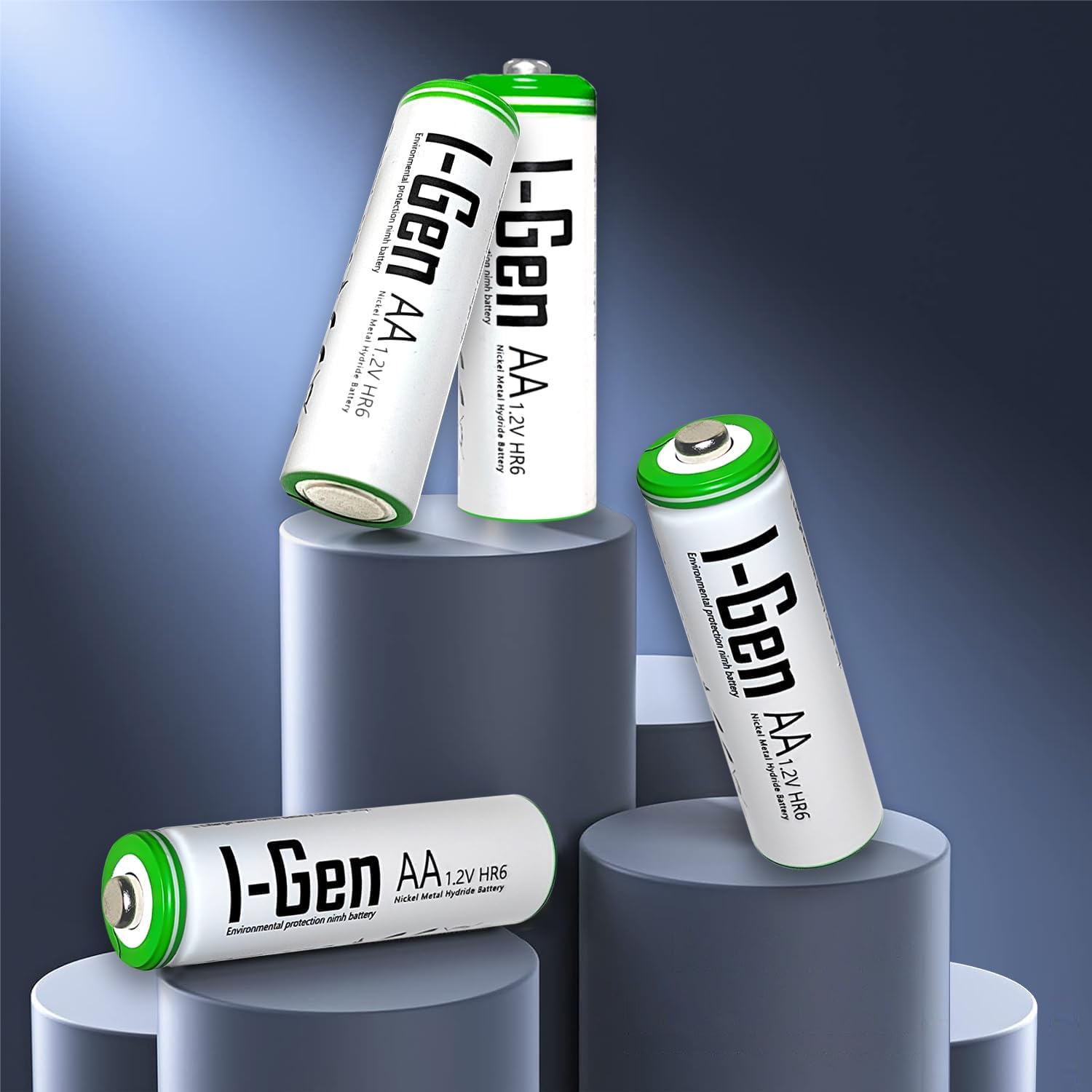 B138 2 Adet AA 2700 mAh Şarj Edilebilir Kalem Pil 1.2V Ni-MH Şarjlı Pil