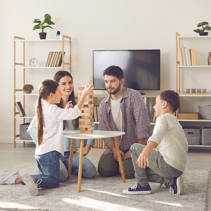 Security P1 İç Mekan Wi-Fi Kamera, AI Algılama, 360° Pan, Gece Görüşü, 256 GB'a Kadar MicroSD ve Google ve Alexa ile Çalışır,Yapay Zeka Hareket Algılama,Bebek Ağlaması Algılama,Çift Yönlü Ses