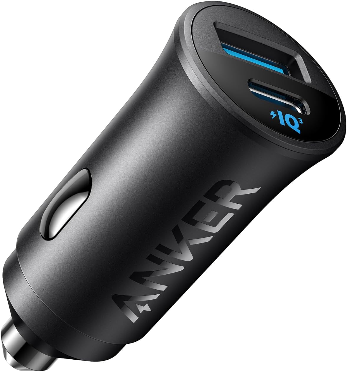 USB-C Araç Şarj Cihazı, 30W, 2 Bağlantı Noktalı, PowerIQ 3.0, Siyah - A2741