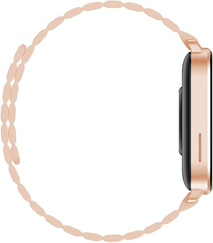 Hiwatch Talk 2 Amoled Ekran Android ve iOS Uyumlu Manyetik Kayisli Akilli Saat Pembe