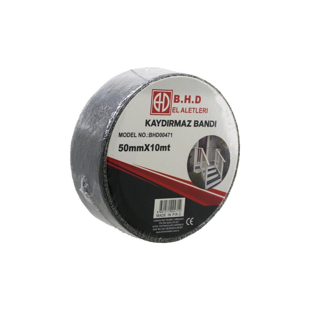 50MM X 10MT KAYDIRMAZ SİYAH BANT