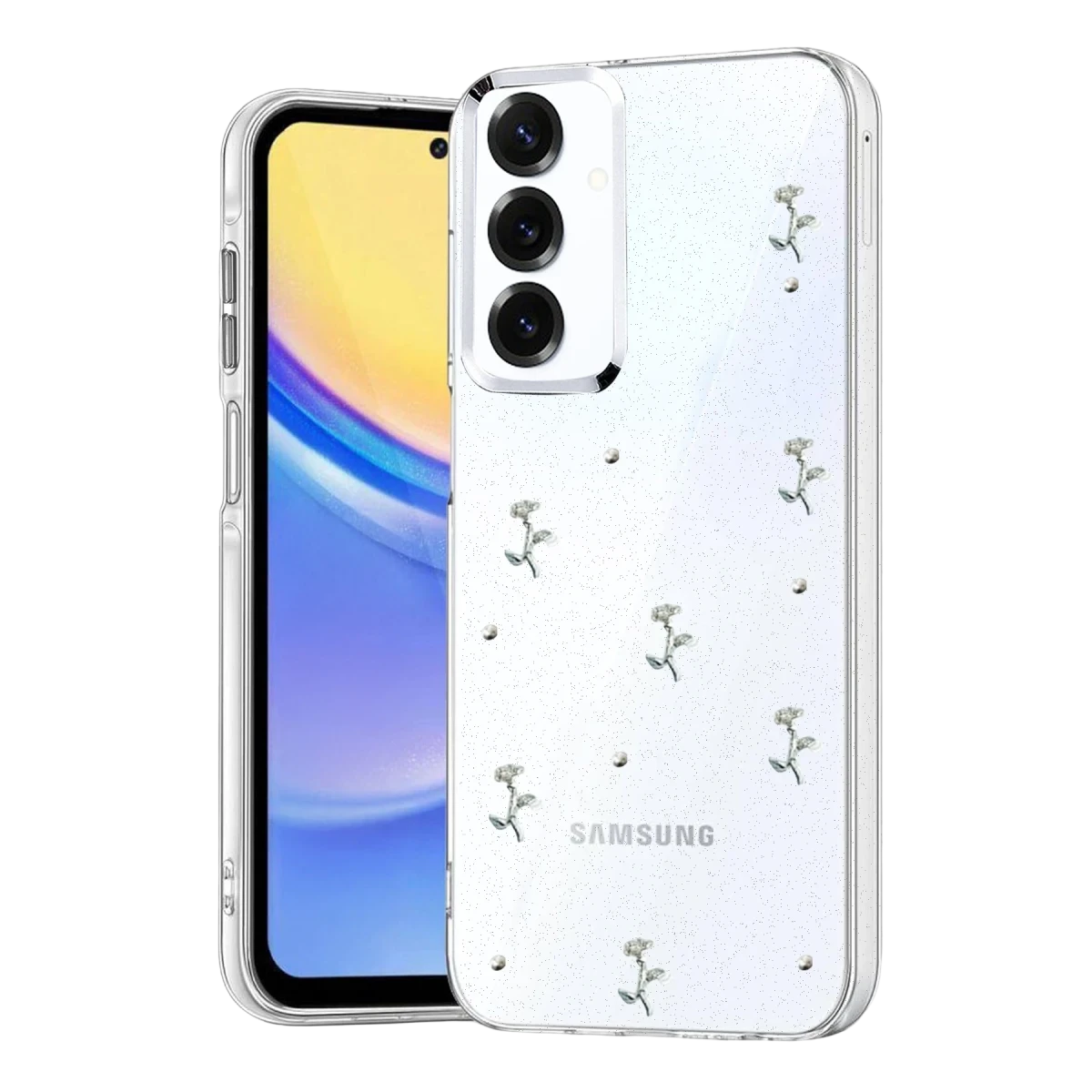 Samsung Galaxy S23 FE Fiyonk Desenli Kapak - Desen 4