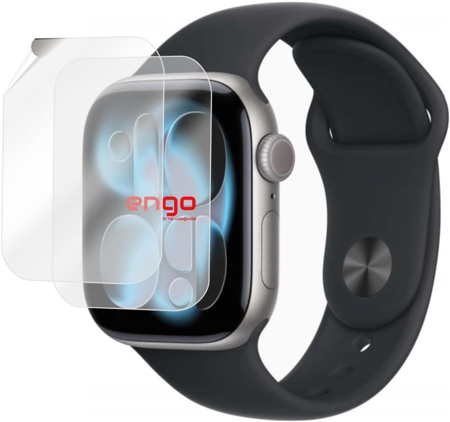 Apple Watch 11 42mm İle Uyumlu Ekran Koruyucu, Tam Kaplayan Akıllı Saat Koruması, Çizilmeye Dayanıklı Tpu Koruma 2 Adet, Hd Şeffaf