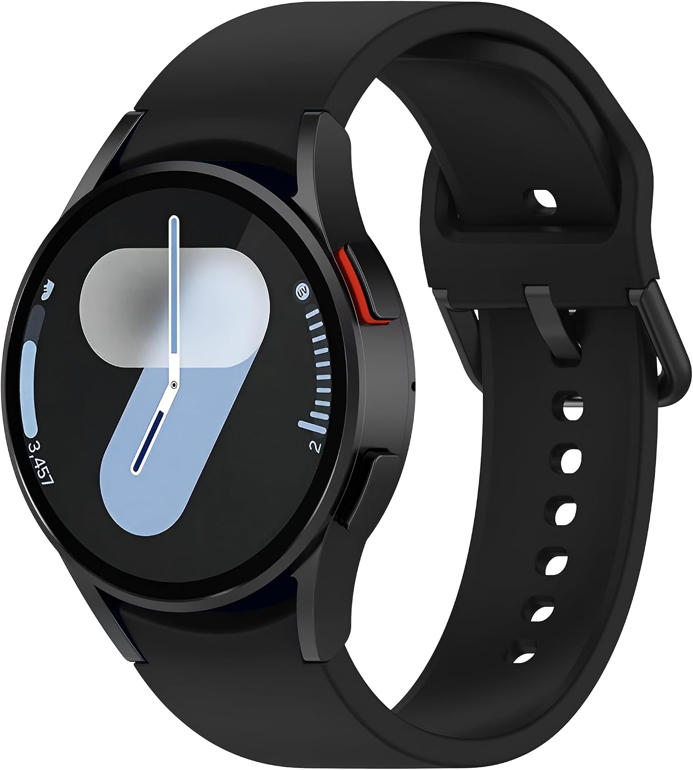 Galaxy Watch 7/6/5/4/FE Serisi (40mm/44mm), Watch 6/4 Classic (47mm/43mm/42mm) ve Galaxy Watch 5 Pro (45mm) İçin Konforlu ve Yumuşak 20mm Kavisli Silikon Kordon