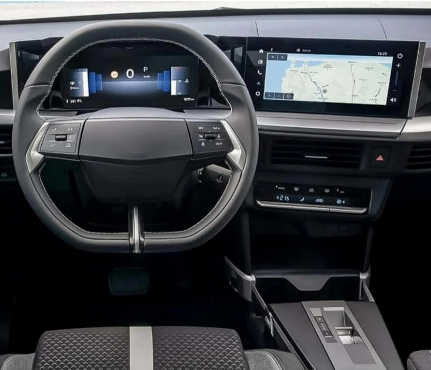 Opel Frontera ile uyumlu 2025 2026 Model Multimedya ve Gösterge Panel 9H Nano Ekran Koruyucu 2 li Set