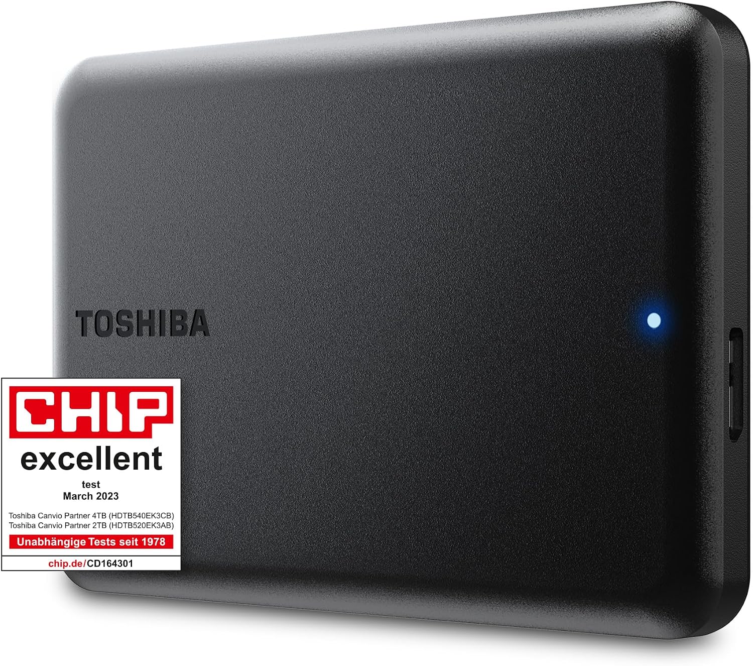 Canvio Partner 2 TB taşınabilir 2, 5 inç harici HDD, USB 3.2 Gen 1, Mac ve Windows ile uyumlu, USB ile çalışır