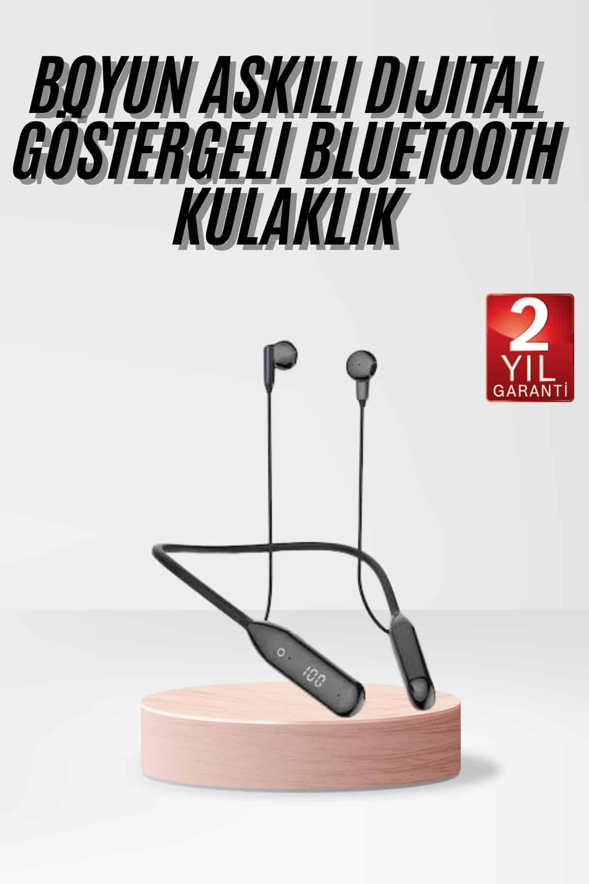 Bluetooth Kulaklık Kablolu Android ve İOS Uyumlu ANC Özellikli 100 saat sarj