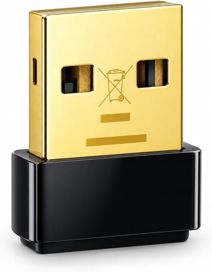 TRIO W102 300 Mbps USB WiFi Adaptör, Realtek RTL8188FTV 2.4 GHz Kablosuz Ağ Adaptörü, 802.11 b/g/n WiFi Dongle, Windows 10/11 Tak Çalıştır