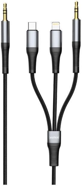 3in1 Aux Jack Adaptör AC-08