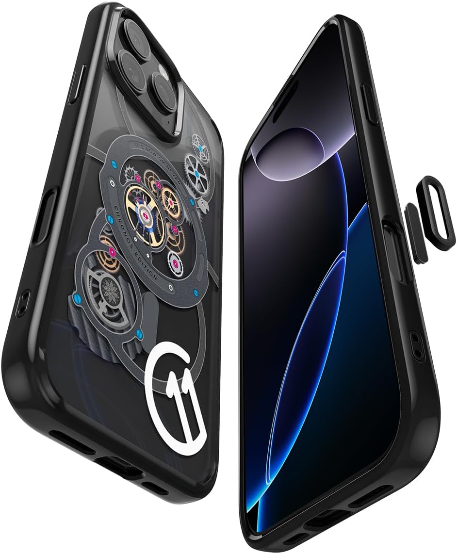 iPhone 16 Pro ile Uyumlu MagSafe Kılıf Ultra Hybrid T Mag Fit Chronos - ACS09193