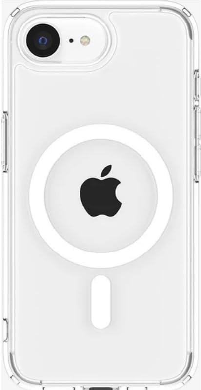 iPhone 17e / 16e ile Uyumlu Şeffaf MagSafe Kılıf Crystal Flex Mag Fit Clear White - ACS09127